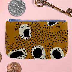 Surface Patterns Spot Polka Dots Black Large Coin Purse