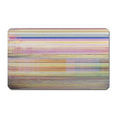 Shadow Faintly Faint Line Included Static Streaks And Blotches Color Magnet (rectangular) by Mariart