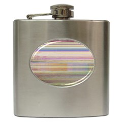 Shadow Faintly Faint Line Included Static Streaks And Blotches Color Hip Flask (6 Oz) by Mariart