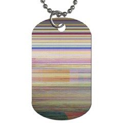 Shadow Faintly Faint Line Included Static Streaks And Blotches Color Dog Tag (two Sides) by Mariart