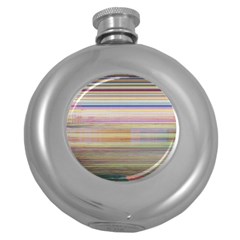 Shadow Faintly Faint Line Included Static Streaks And Blotches Color Round Hip Flask (5 Oz) by Mariart