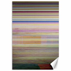 Shadow Faintly Faint Line Included Static Streaks And Blotches Color Canvas 12  X 18   by Mariart