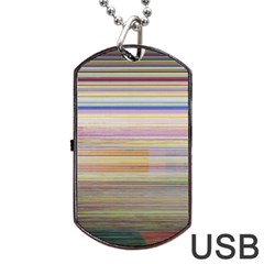 Shadow Faintly Faint Line Included Static Streaks And Blotches Color Dog Tag Usb Flash (one Side) by Mariart