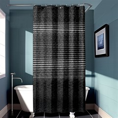 Shadow Faintly Faint Line Included Static Streaks And Blotches Color Gray Shower Curtain 36  X 72  (stall)  by Mariart