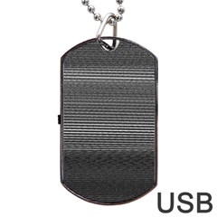 Shadow Faintly Faint Line Included Static Streaks And Blotches Color Gray Dog Tag Usb Flash (two Sides) by Mariart