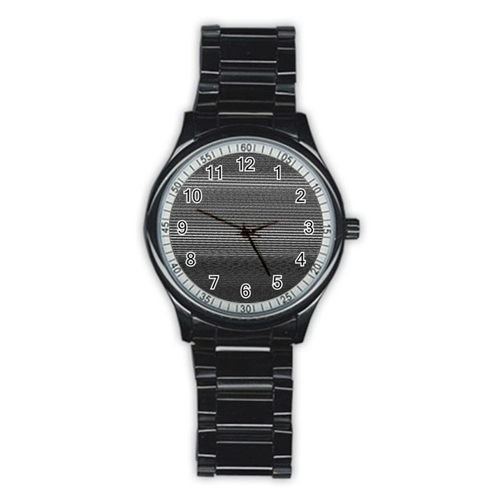 Shadow Faintly Faint Line Included Static Streaks And Blotches Color Gray Stainless Steel Round Watch