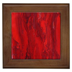 Stone Red Volcano Framed Tiles