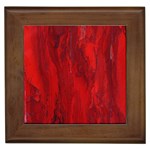 Stone Red Volcano Framed Tiles Front