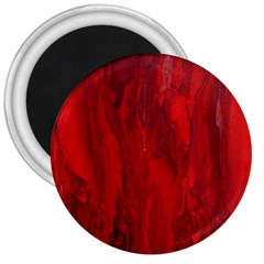 Stone Red Volcano 3  Magnets by Mariart