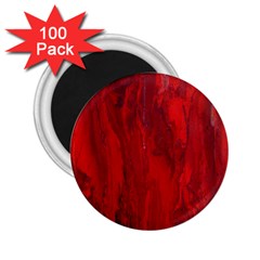 Stone Red Volcano 2 25  Magnets (100 Pack)  by Mariart