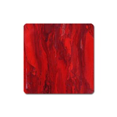 Stone Red Volcano Square Magnet by Mariart