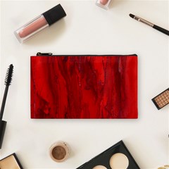 Stone Red Volcano Cosmetic Bag (small)  by Mariart