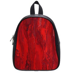 Stone Red Volcano School Bags (small)  by Mariart