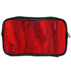 Stone Red Volcano Toiletries Bags by Mariart