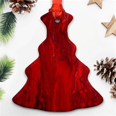 Stone Red Volcano Ornament (christmas Tree) 