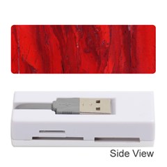 Stone Red Volcano Memory Card Reader (stick)  by Mariart