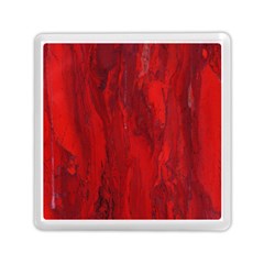 Stone Red Volcano Memory Card Reader (square)  by Mariart