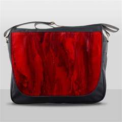 Stone Red Volcano Messenger Bags