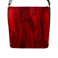 Stone Red Volcano Flap Messenger Bag (l) 