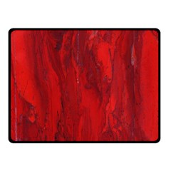 Stone Red Volcano Double Sided Fleece Blanket (small) 