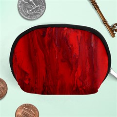 Stone Red Volcano Accessory Pouches (medium)  by Mariart