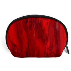 Stone Red Volcano Accessory Pouches (large)  by Mariart