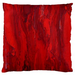 Stone Red Volcano Standard Flano Cushion Case (one Side)