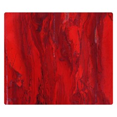 Stone Red Volcano Double Sided Flano Blanket (small)  by Mariart