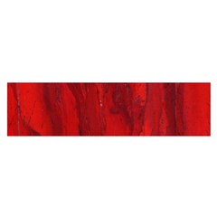 Stone Red Volcano Satin Scarf (oblong)