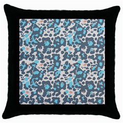 Sunbathing Beach Sea Throw Pillow Case (black)