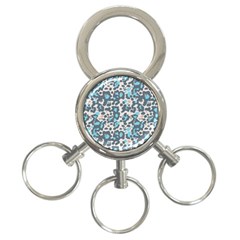 Sunbathing Beach Sea 3-ring Key Chains by Mariart