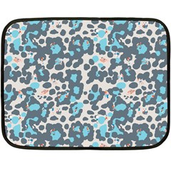 Sunbathing Beach Sea Double Sided Fleece Blanket (mini) 