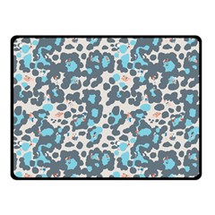 Sunbathing Beach Sea Double Sided Fleece Blanket (small)  by Mariart