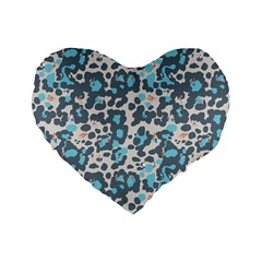 Sunbathing Beach Sea Standard 16  Premium Flano Heart Shape Cushions by Mariart