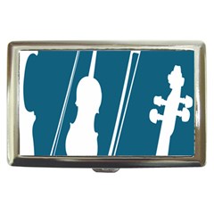 Violin Music Blue Cigarette Money Cases