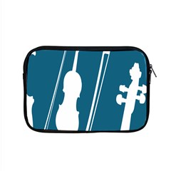 Violin Music Blue Apple Macbook Pro 15  Zipper Case