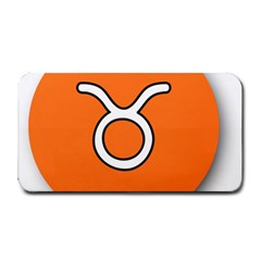 Taurus Symbol Sign Orange Medium Bar Mats by Mariart