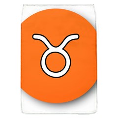 Taurus Symbol Sign Orange Flap Covers (l)  by Mariart