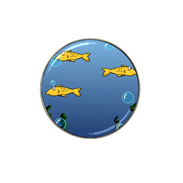 Water Bubbles Fish Seaworld Blue Hat Clip Ball Marker (10 pack)