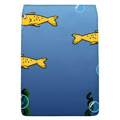 Water Bubbles Fish Seaworld Blue Flap Covers (s)  by Mariart