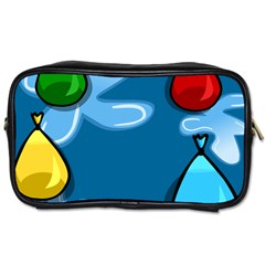 Water Balloon Blue Red Green Yellow Spot Toiletries Bags