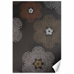 Walls Medallion Floral Grey Polka Canvas 20  x 30   19.62 x28.9  Canvas - 1