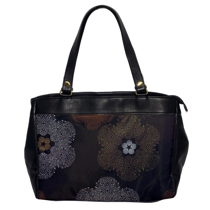 Walls Medallion Floral Grey Polka Office Handbags