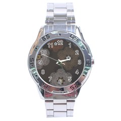 Walls Medallion Floral Grey Polka Stainless Steel Analogue Watch