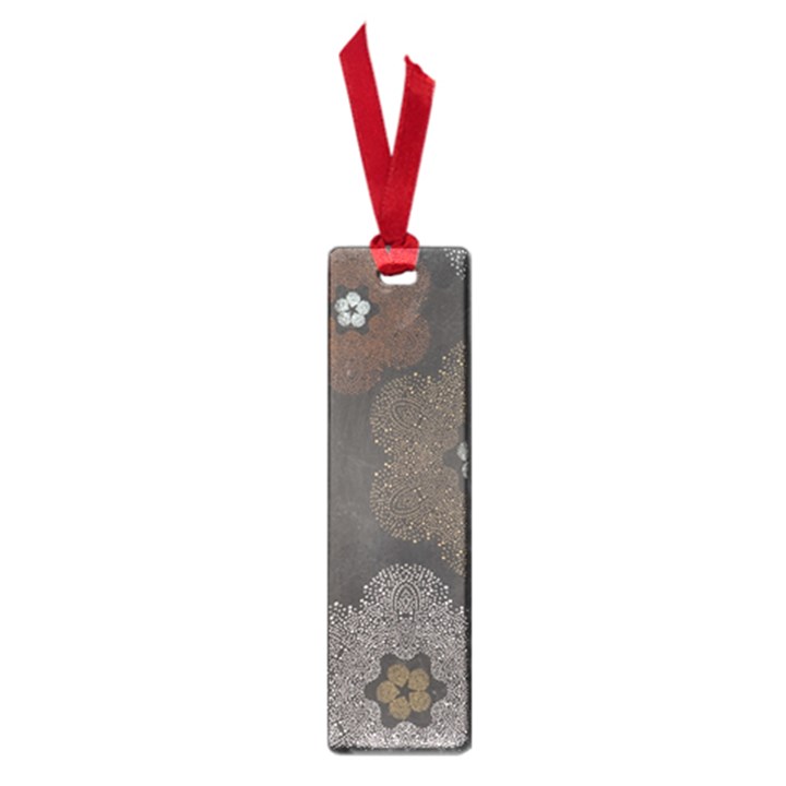 Walls Medallion Floral Grey Polka Small Book Marks