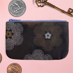 Walls Medallion Floral Grey Polka Large Coin Purse