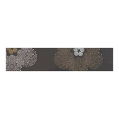 Walls Medallion Floral Grey Polka Velvet Scrunchie