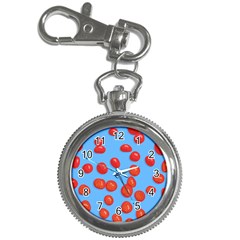 Tomatoes Fruite Slice Red Key Chain Watches