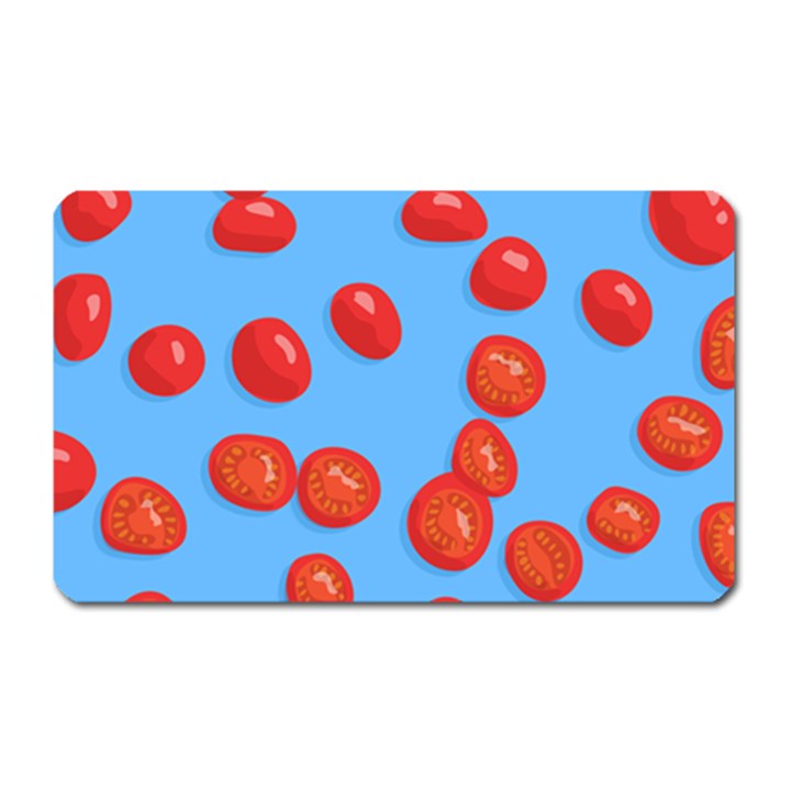 Tomatoes Fruite Slice Red Magnet (Rectangular)