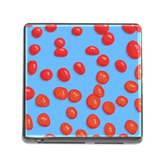 Tomatoes Fruite Slice Red Memory Card Reader (square) by Mariart